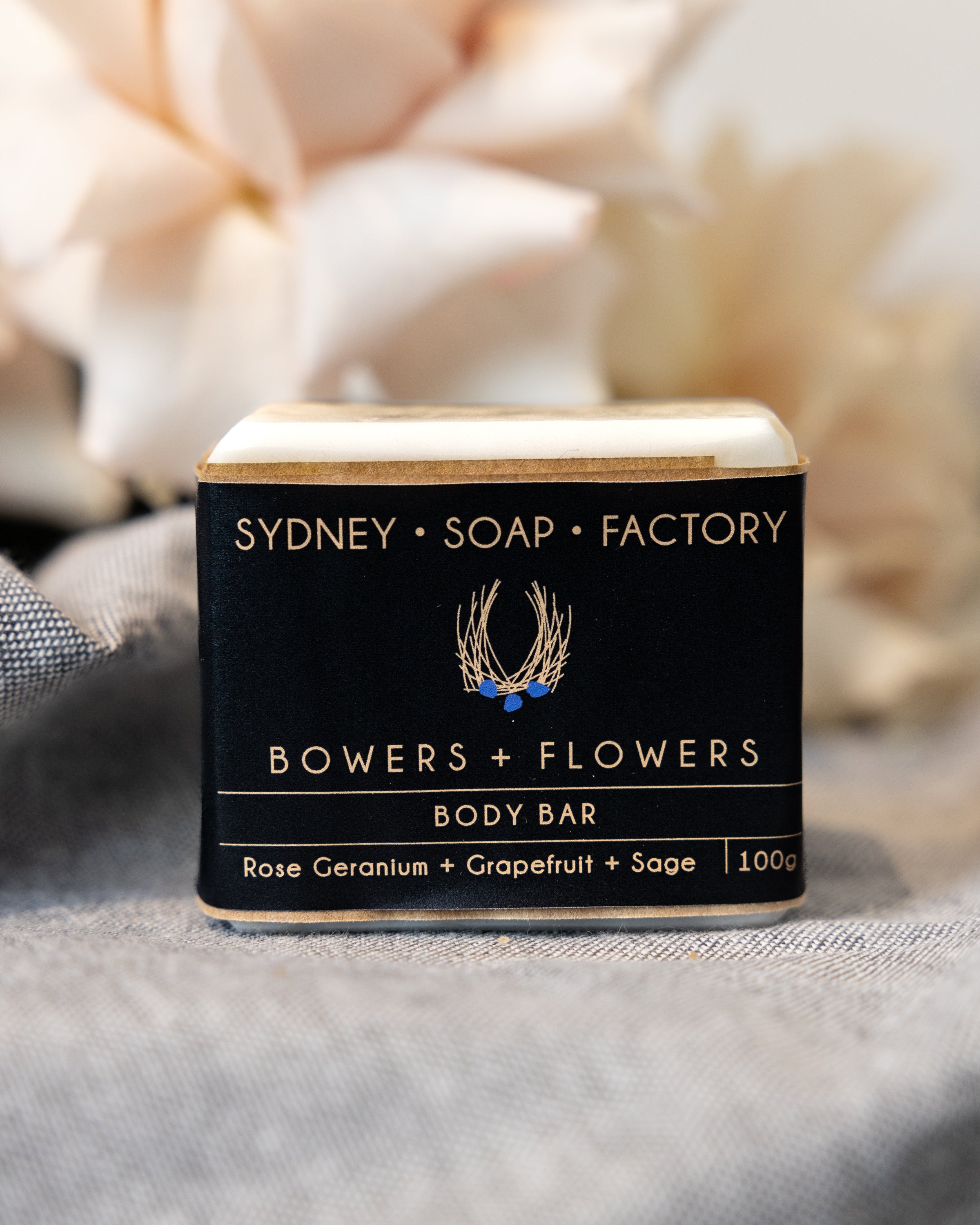 bowers + flowers body bar